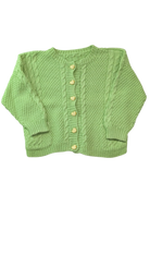 Handknit Jumper, Light Green, 4-5