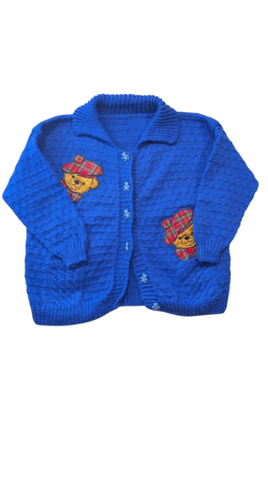 Handknit Jumper, Blue, 8-9