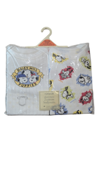 Mothercare Bodysuit, White with colourful Snoopy prints, 2