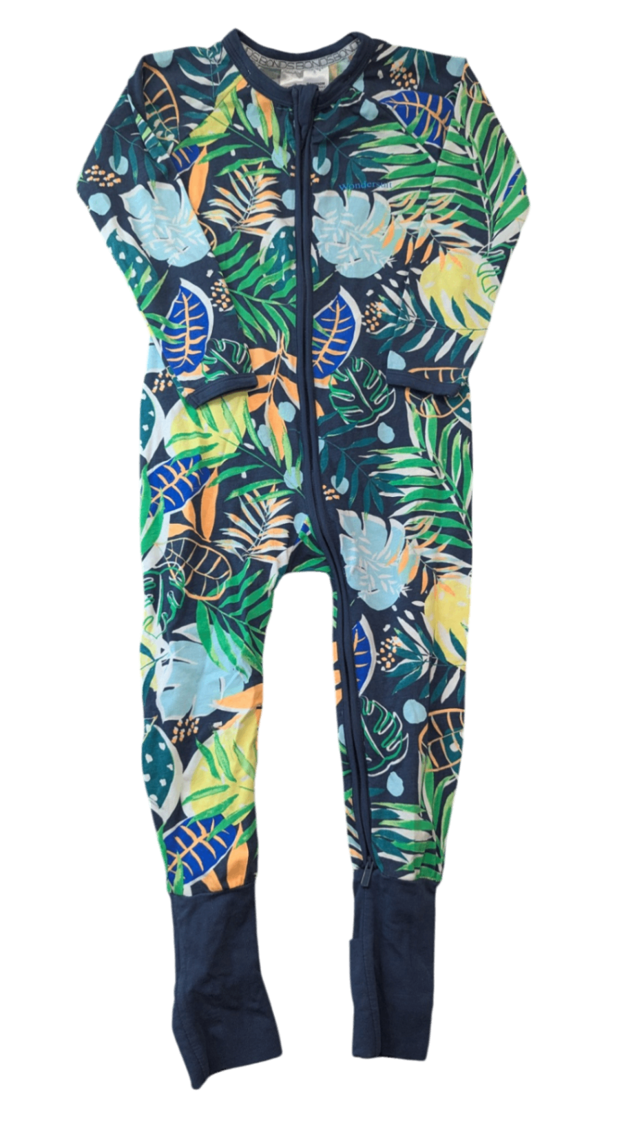 Bonds Jumpsuit, Multicoloured (mainly dark blue, green, yellow, light blue, and orange), 3