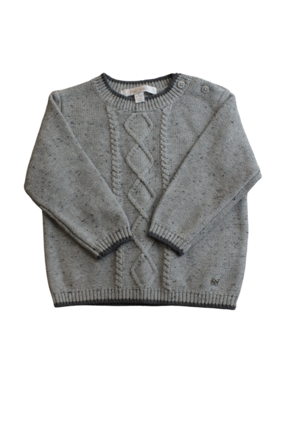 Fox & Finch Knit Jumper, Grey, 0
