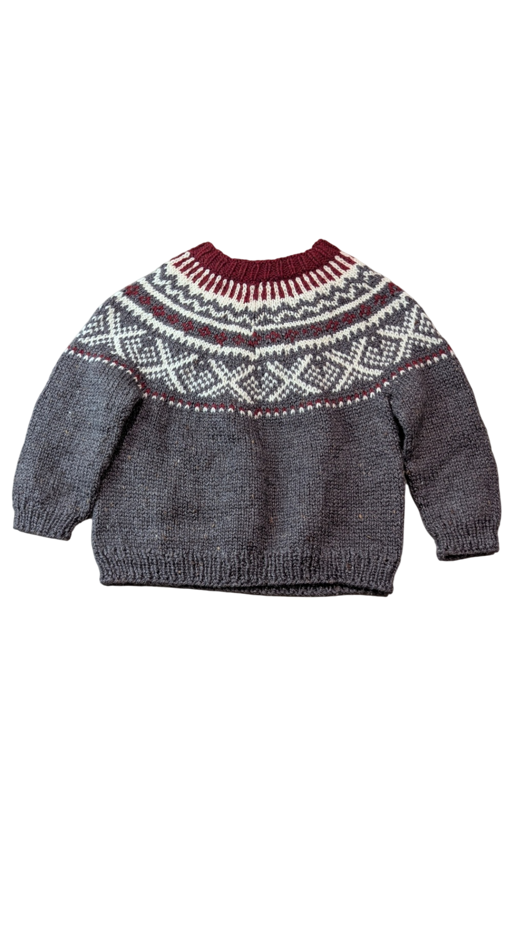 Handknit Knitwear, Grey, 1-2