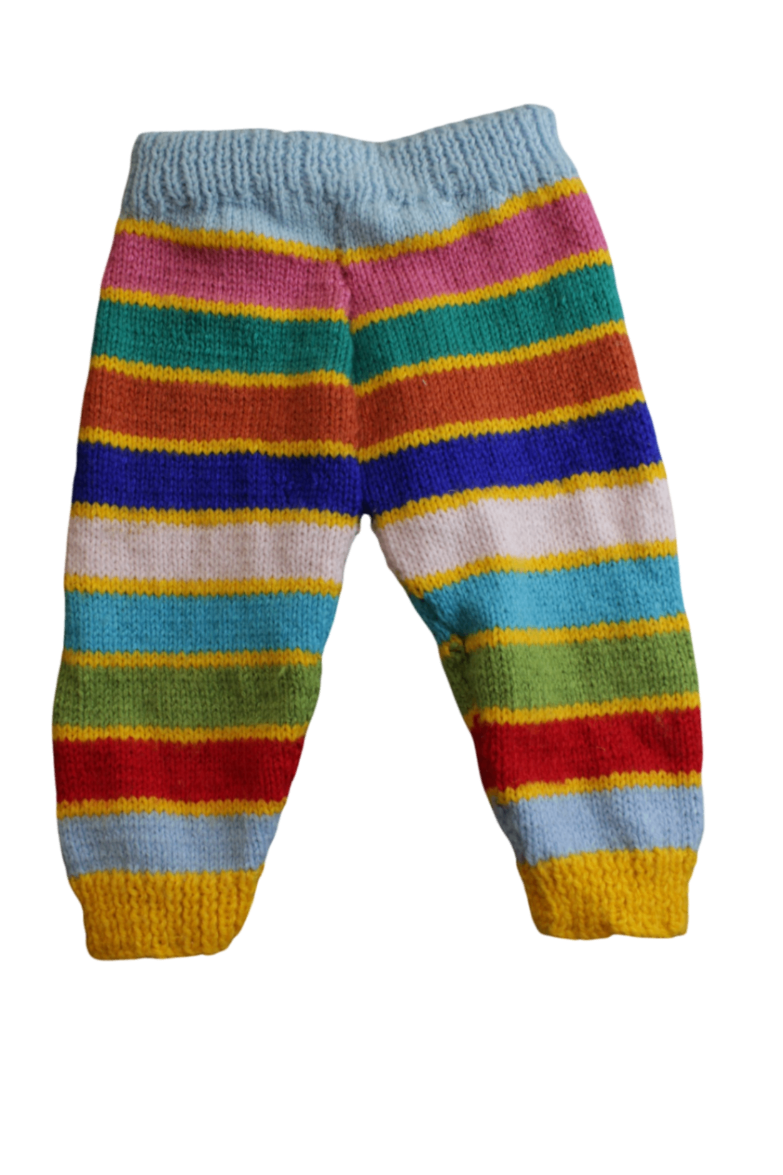 Handknit Pants, Rainbow, 0