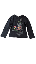 Kenzo Kids Long-Sleeve T-Shirt, black, 4
