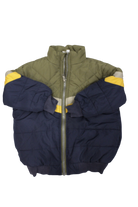 Seed Puffer Jacket, Navy,Green , 3