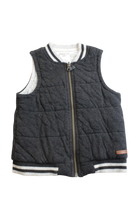 Country Road Puffer Vest, Dark Grey, 4-5