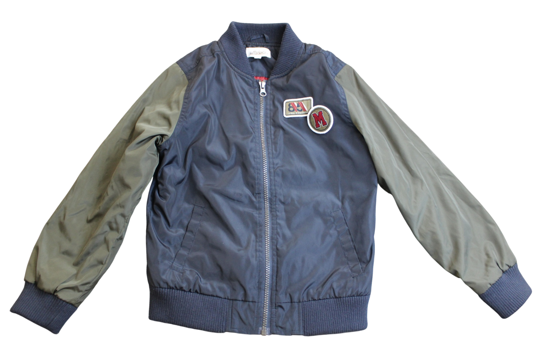 Milkshake Jacket, Navy and khaki, 8