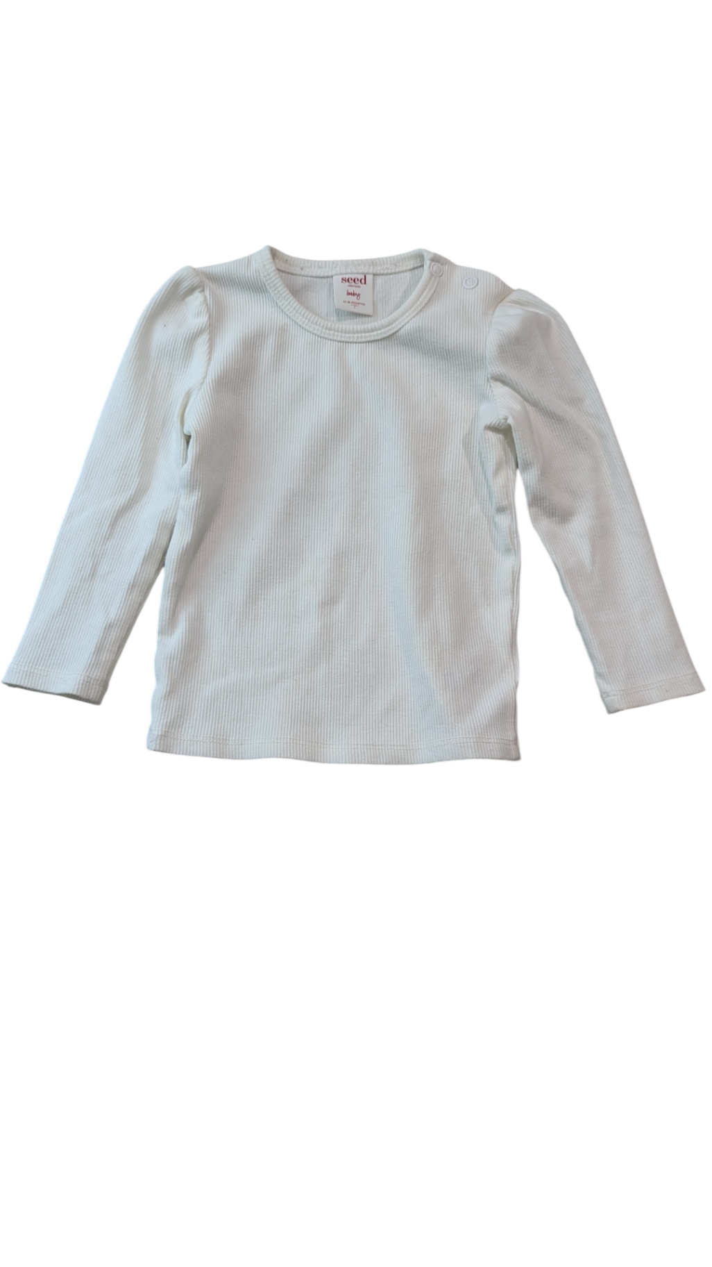 Seed Long-Sleeve T-Shirt, White, 1