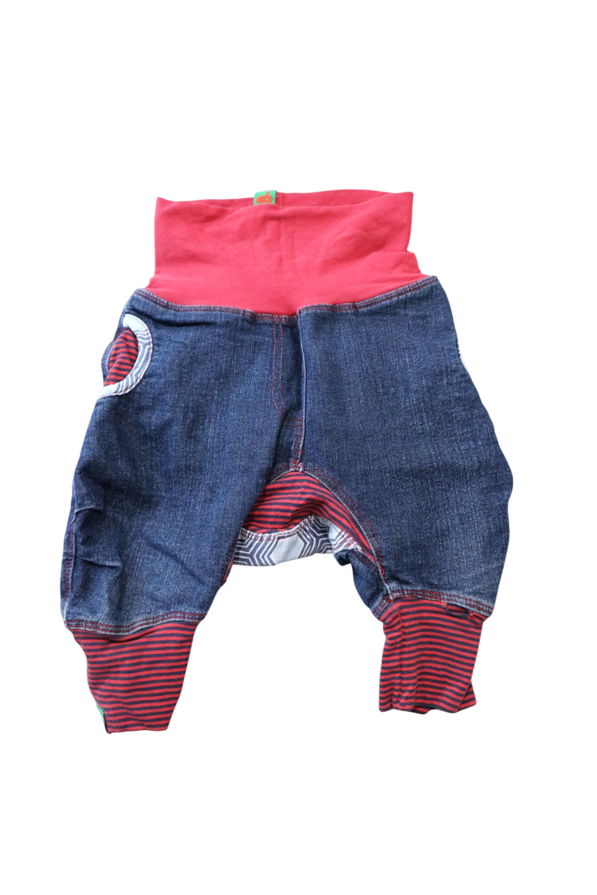 Oishi-m Jeans, Dark Blue and Red, 00