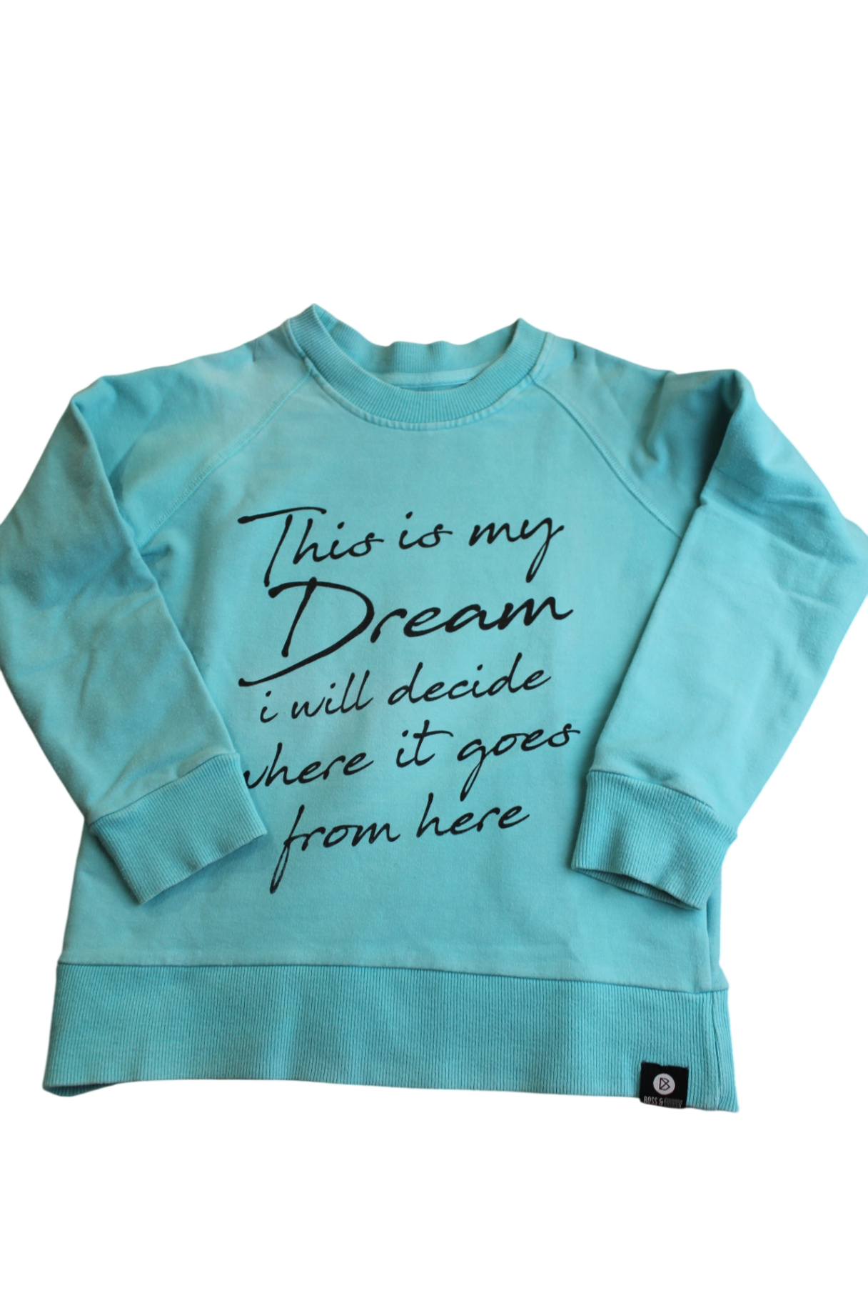 boss and bossy Sweatshirt, Light blue, 4