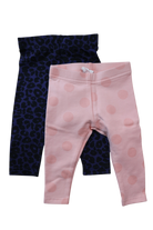 Seed Leggings 2 Pack, Pink and Navy blue, 000