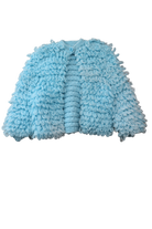 Handknit Jacket, Light Blue, 5
