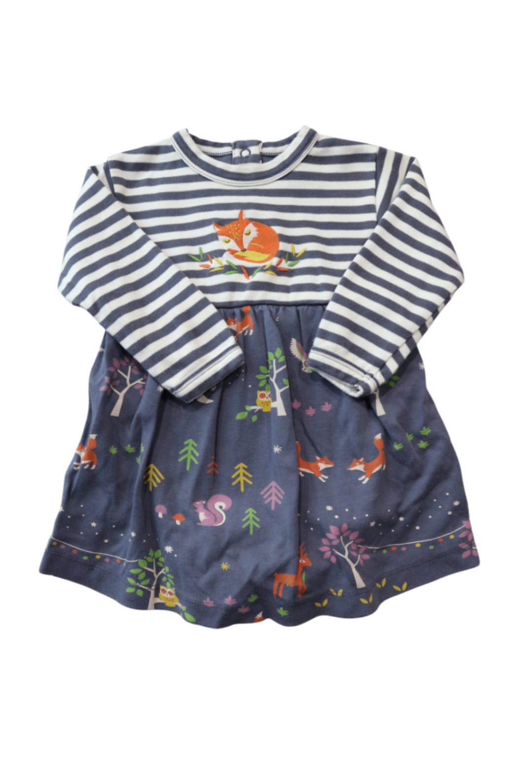 Picallily Dress, Blue and white, 00
