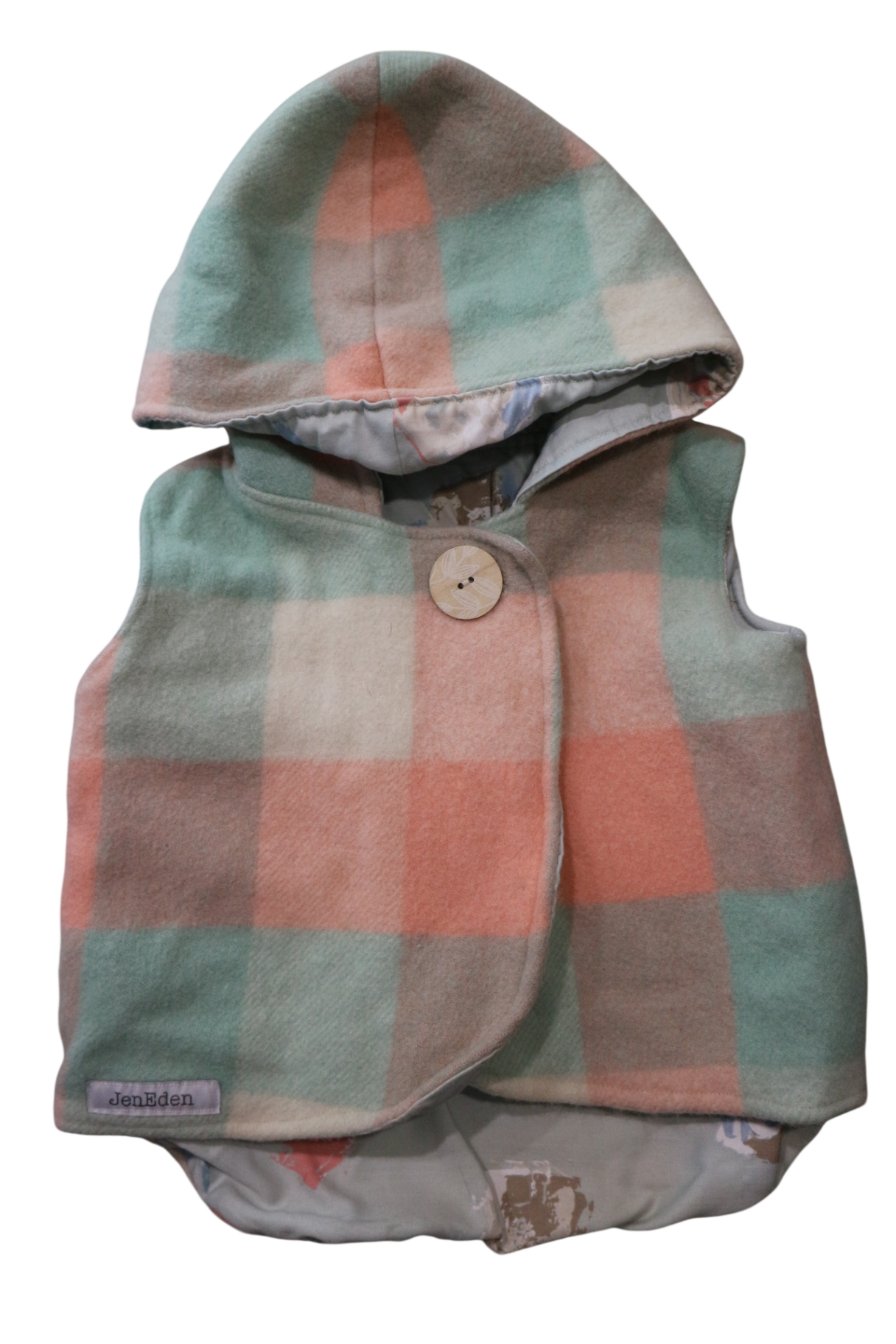 JenEden Vest, Pastel multicolor, 3-4