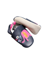 Jojo Maman Bebe Soft Soles, Navy Blue/Pink, 0