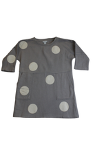 COS Dress, Grey and White spots, 3-4