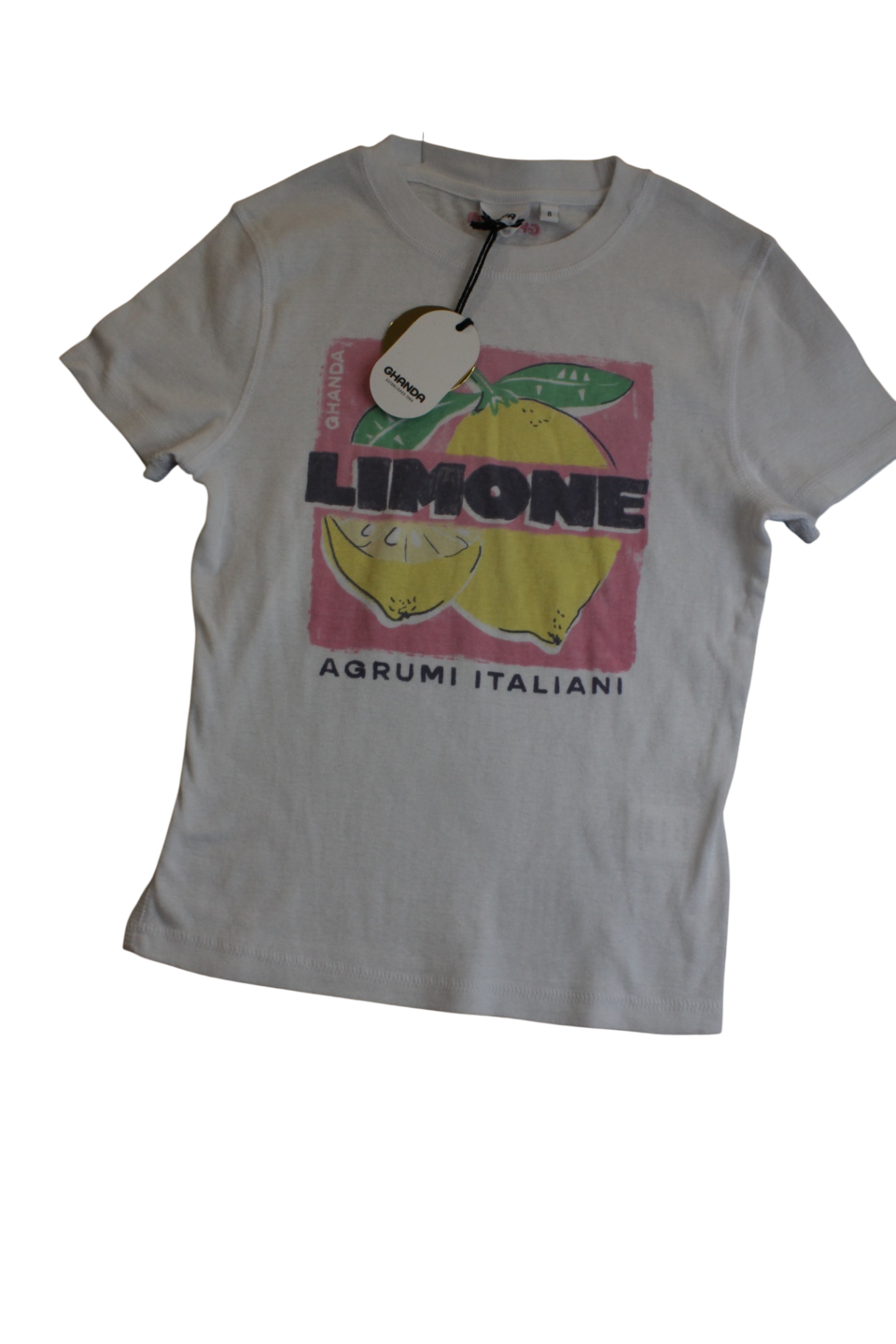 Ghanda T-Shirt, Cream/White, 8
