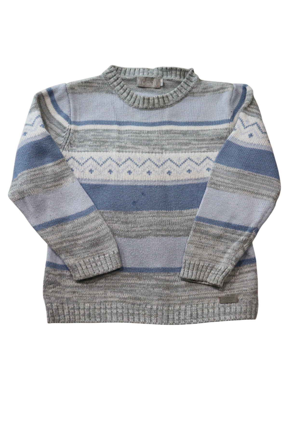 Boboli Jumper, Grey and Blue, 3