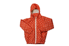 Mini Rodini Windbreaker, Orange with spots, 3-5