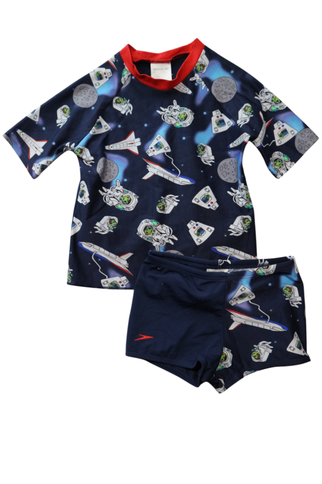 Speedo Rashie Set, Navy Blue, 6