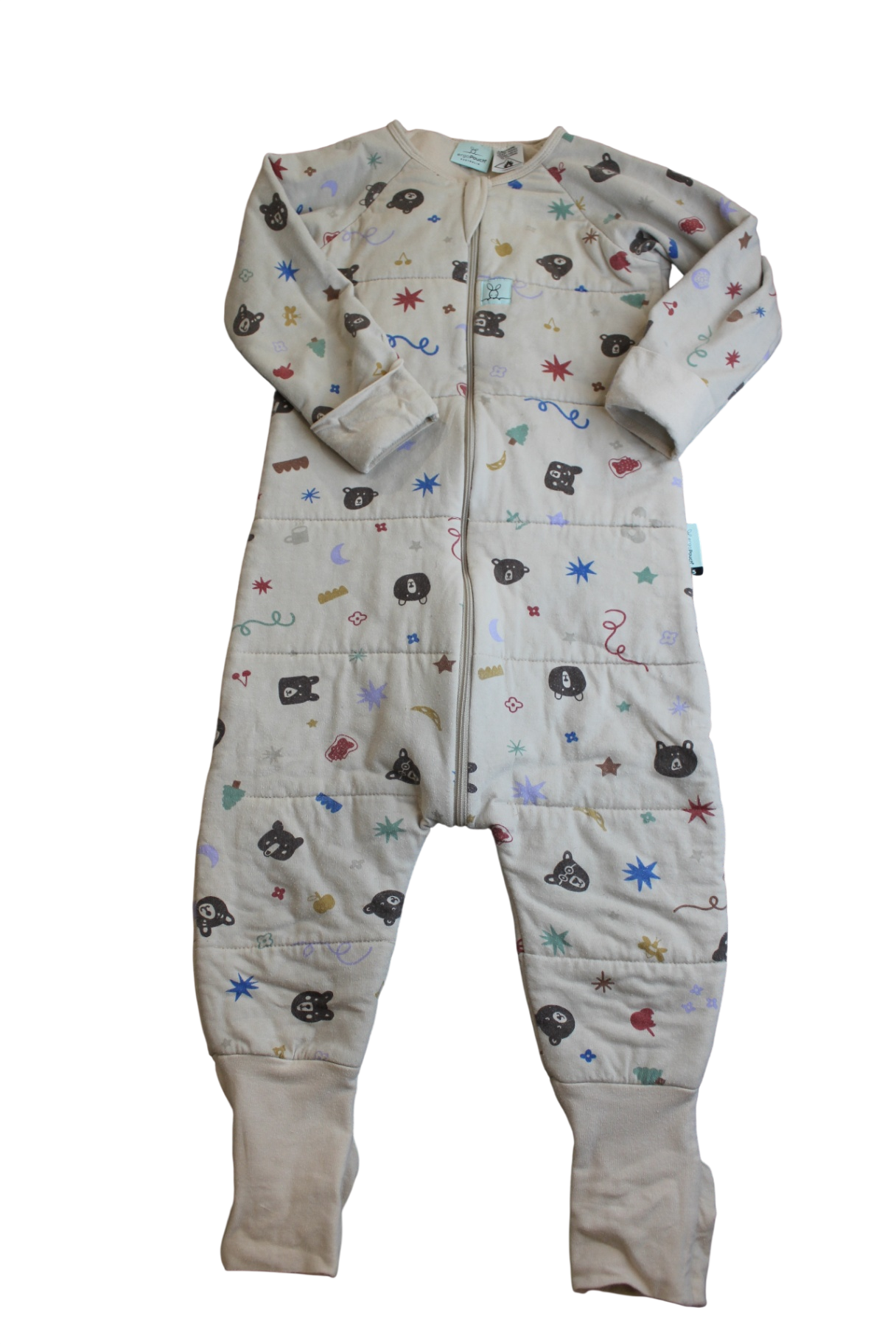 Ergopouch Sleepsuit, Cream/Beige, 2-3