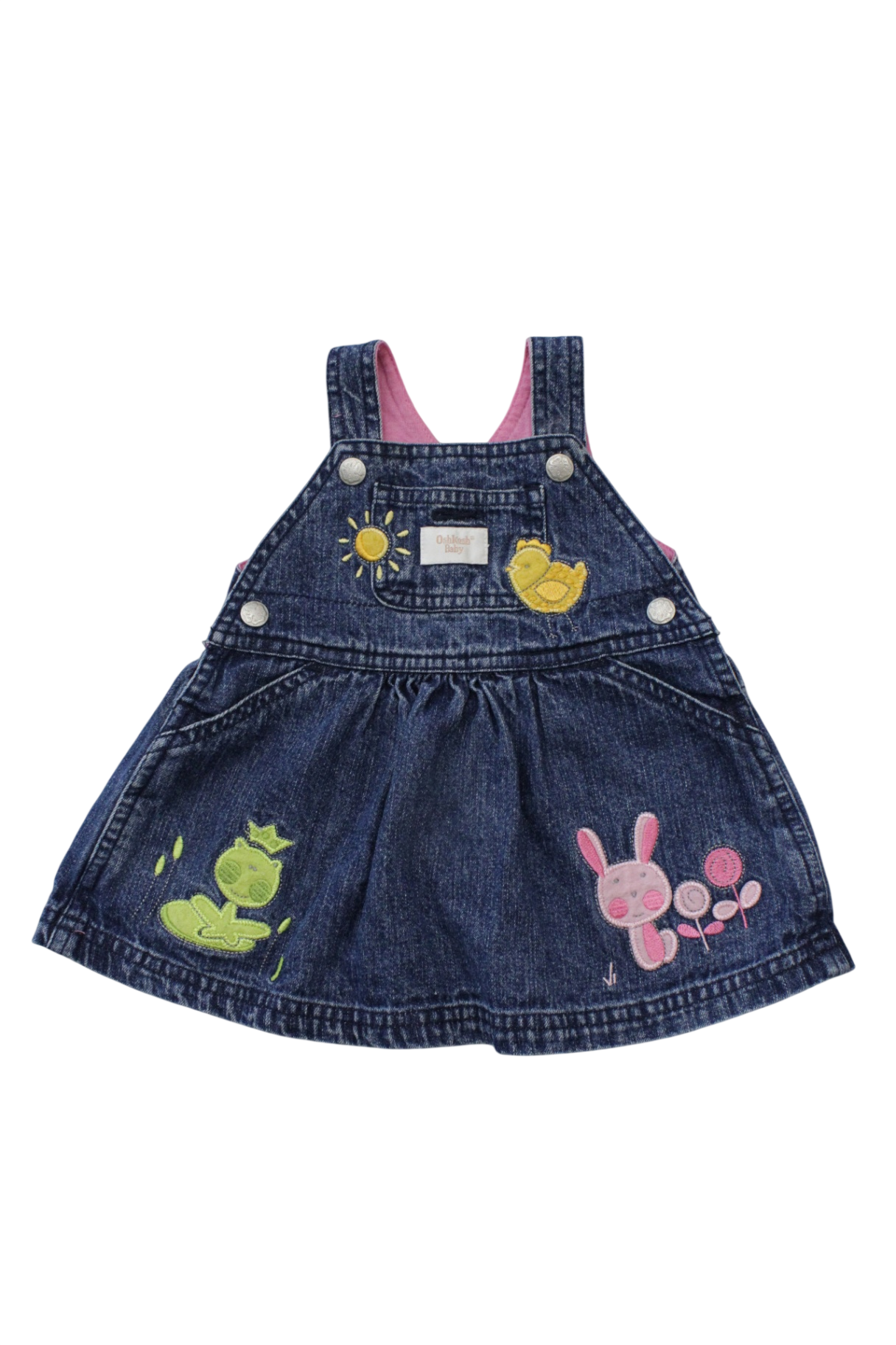 OshKosh Pinafore Dress, Dark Blue, 000