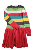 Boboli Knit Dress, multi, 12