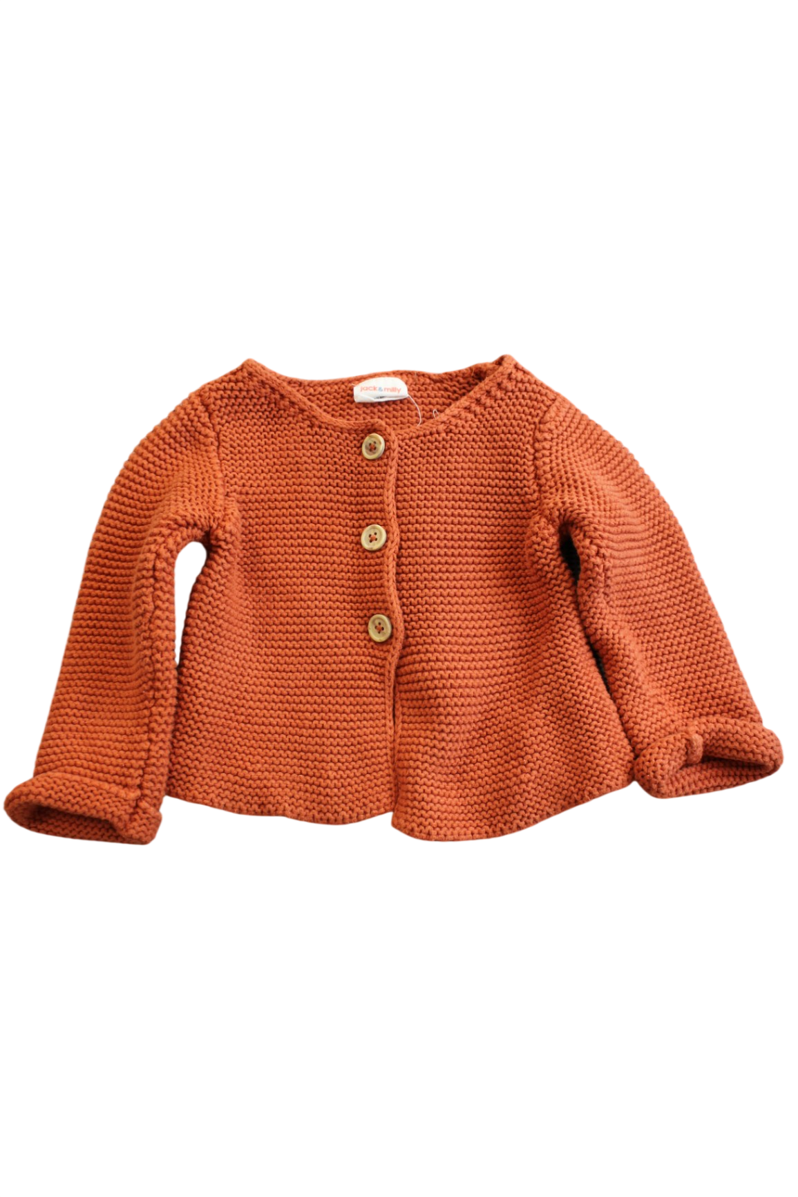 Jack & Milly Knitwear, Rust Orange, 0