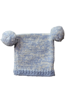 Handknit Beanie, Light blue, 000?