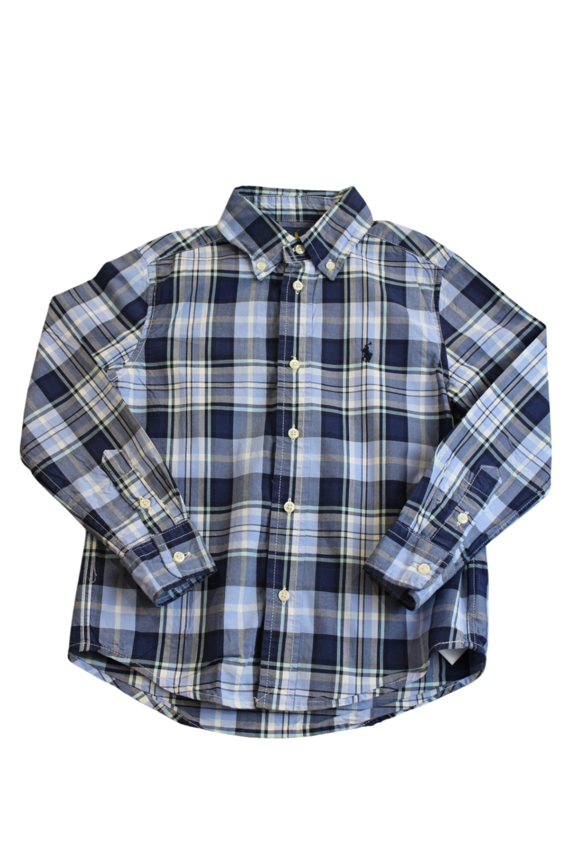Ralph Lauren Shirt, Blue check, 5
