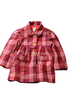 Big by Fiona Scanlan Jacket, Red, blue and yellow multicolour plaid, 4