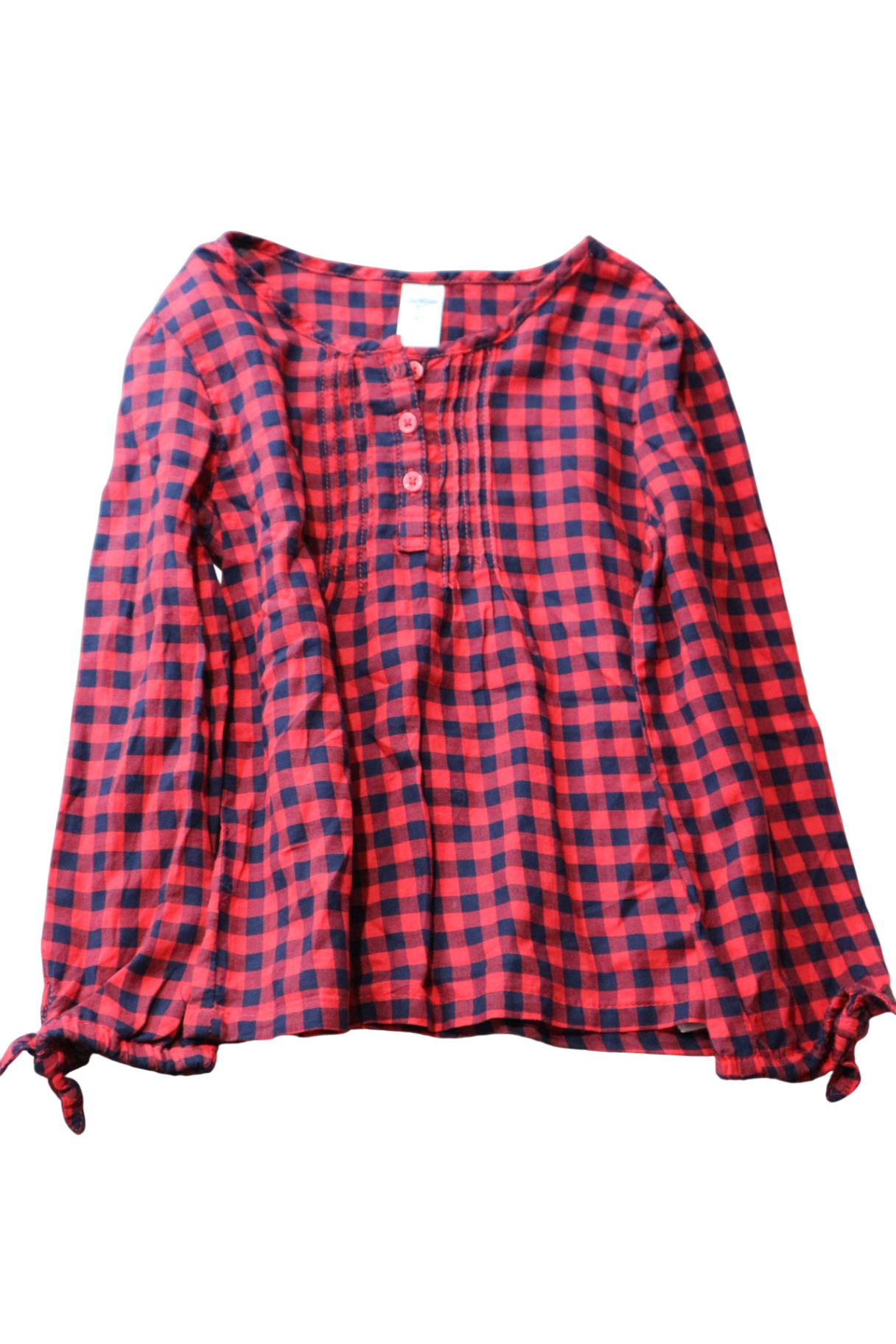 Osh Kosh Long-Sleeve T-Shirt, Red and black check, 5