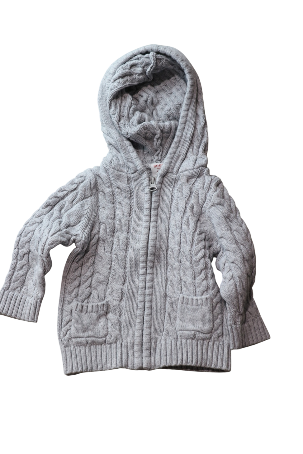 Seed Cardigan, Grey, 00