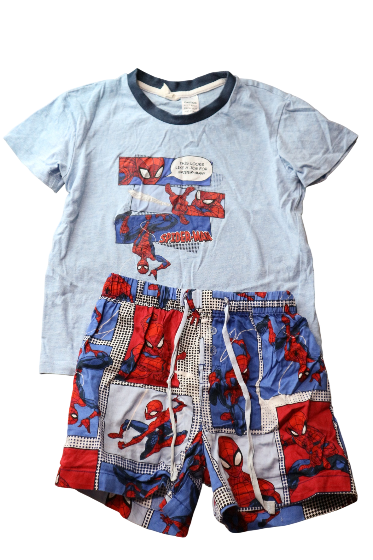 Peter Alexander Pyjama set, Light blue, red, dark blue, 5