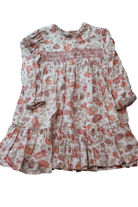 David Jones Dress, White with pink floral print, 3