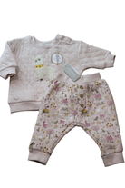 Purebaby Qulited Tracksuit Set, Pale Pink, 000