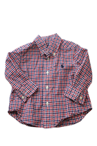 Ralph Lauren Shirt, Red, navy blue and white, 9M
