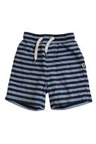 Minti Shorts, Navy and light blue (striped), 4