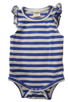 Nature Baby Bodysuit, Blue and white, 000