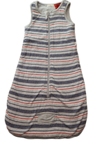 Purebaby Sleeping Bag, Navy, Red and Grey (striped), 00