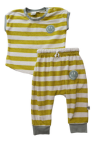 Goldie + Ace Outfit, White and yellow , 0