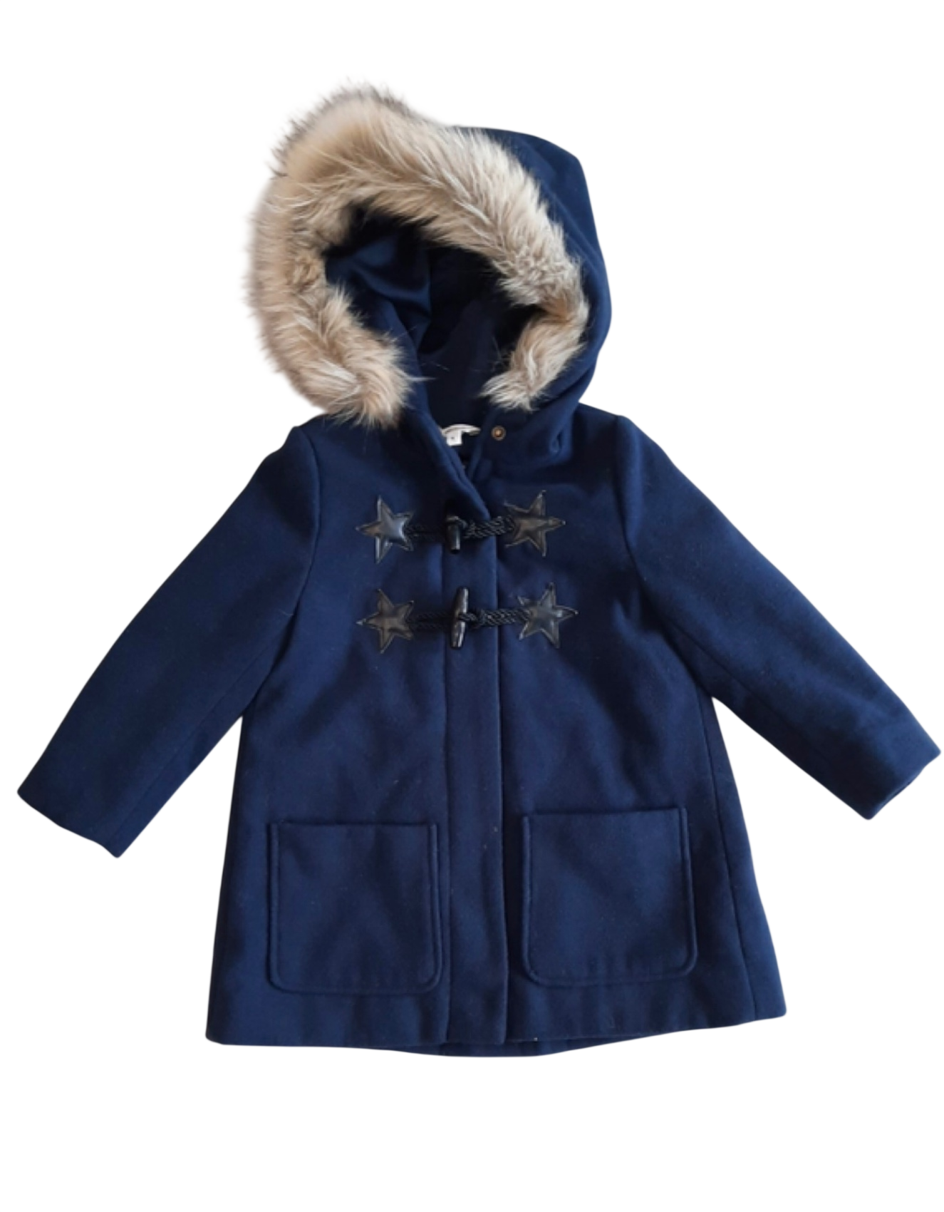 Milkshake Coat, Navy Blue, 4