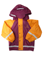 Pollop Raincoat, Purple, orange and yellow, 4-5