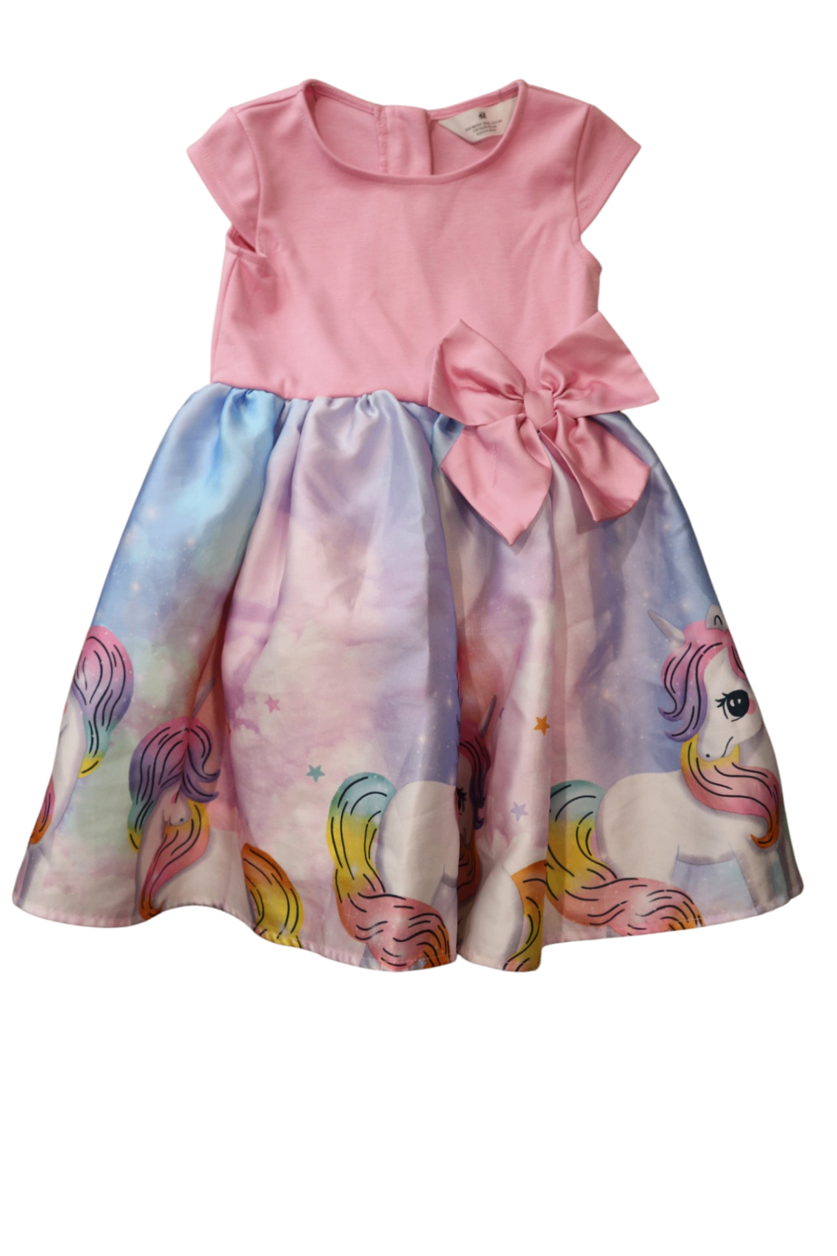 H&M Dress, Pink and pastel multi-colour, 3-4
