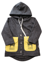 Minti Coat, Charcoal grey, 2