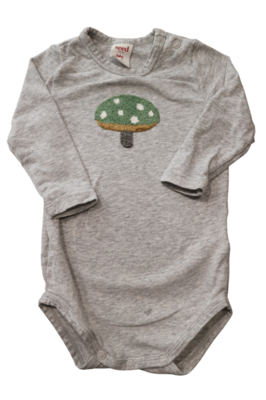 Seed Bodysuit, Grey, 00