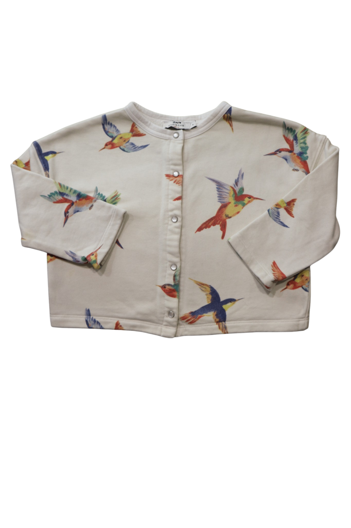 Cyrillus Cardigan, Cream Multi, 4