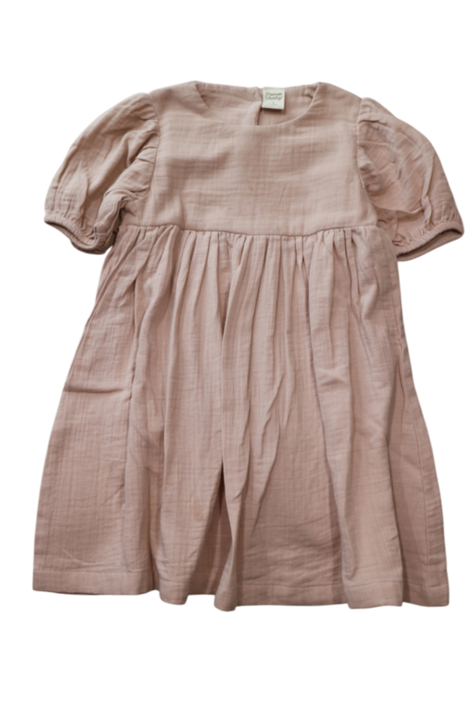 Nature Baby Dress, Pink, 4