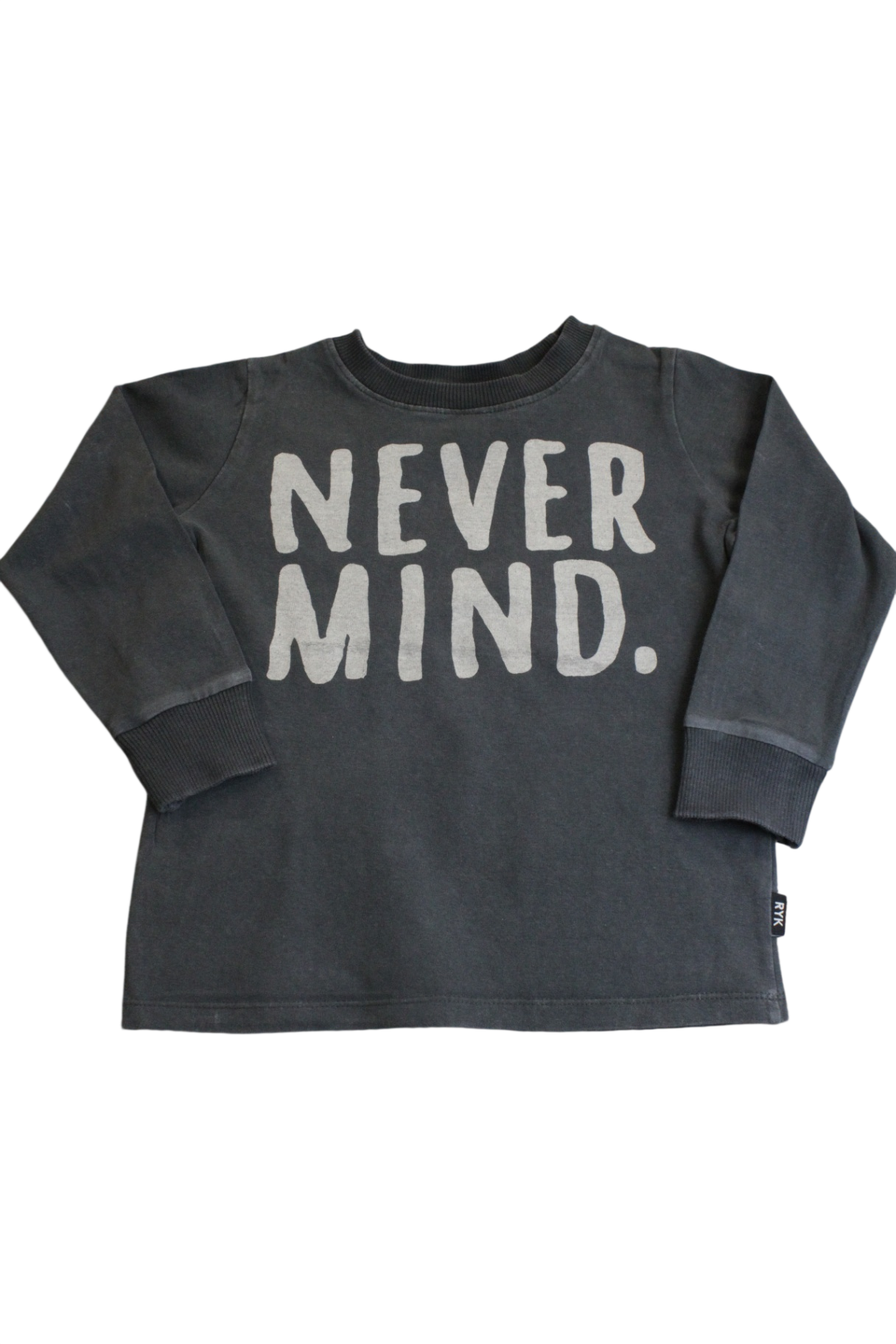 Rock Your Kid Long-Sleeve Top, Grey, 2
