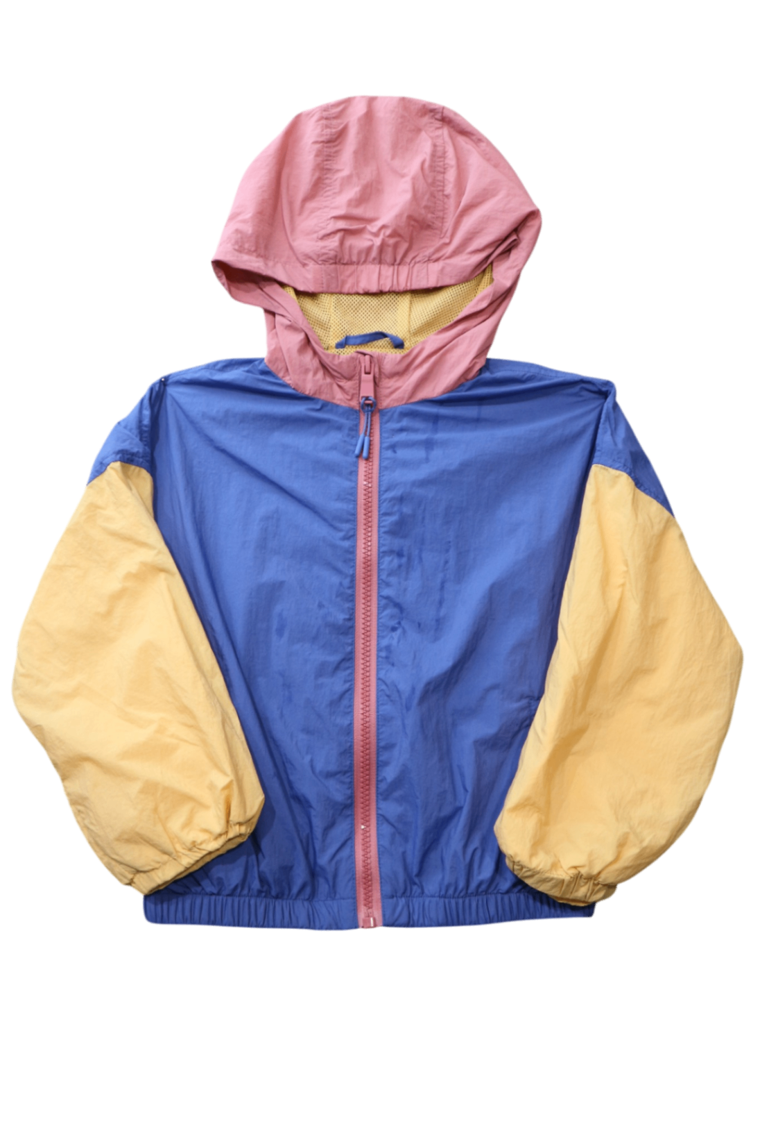 Marks & Spencer Rain Jacket, Blue, pink and yellow, 3-4y